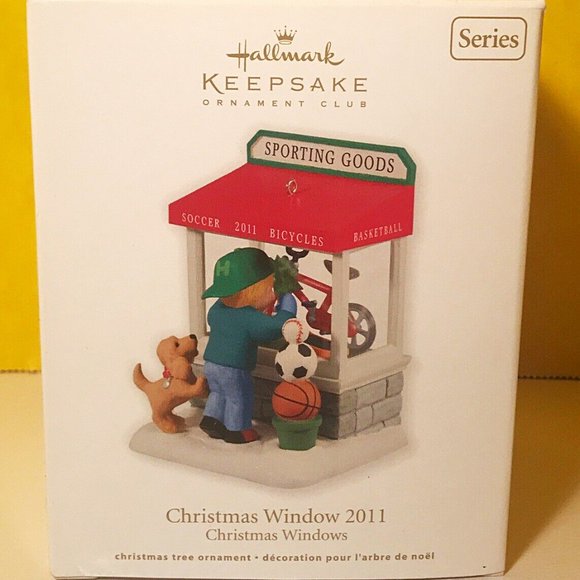 Hallmark Keepsake Christmas Tree Ornament Windows 2011 Sporting Goods Store 9th - Picture 1 of 4